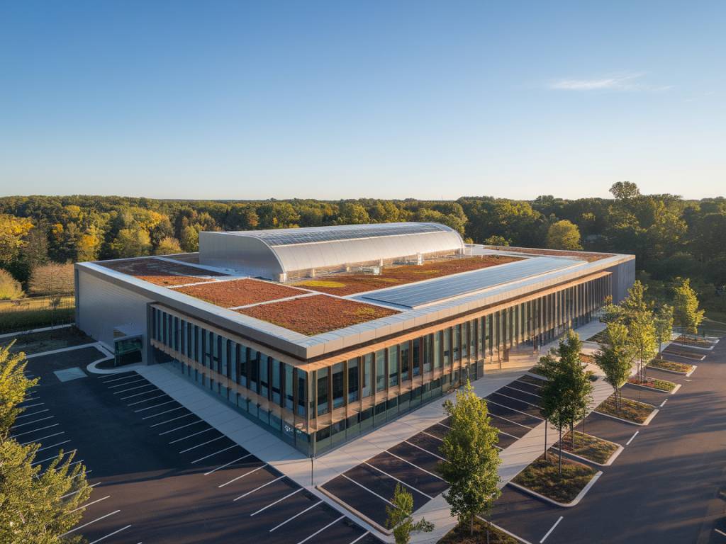 Cool roofing als teil eines umfassenden nachhaltigen baukonstrukts